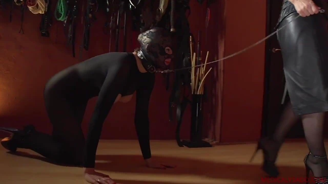 Helpless Slave Endures Painful Sex Session, Finishing With Forced Blowjob