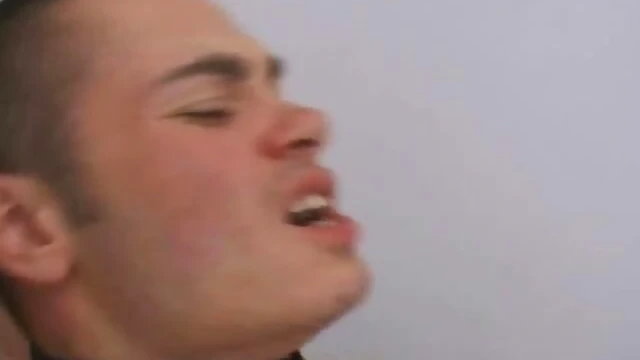 Seductive Russian Woman in Leather Boots Strapon-Fucks Submissive Partner