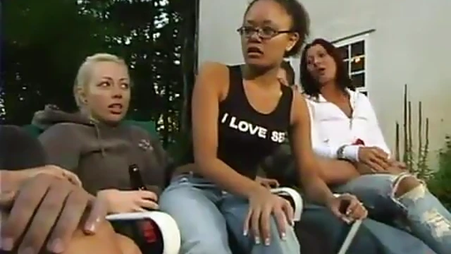 Outdoor BDSM Orgy Thrills with Hot Submissive Babes Fucked Hard by All