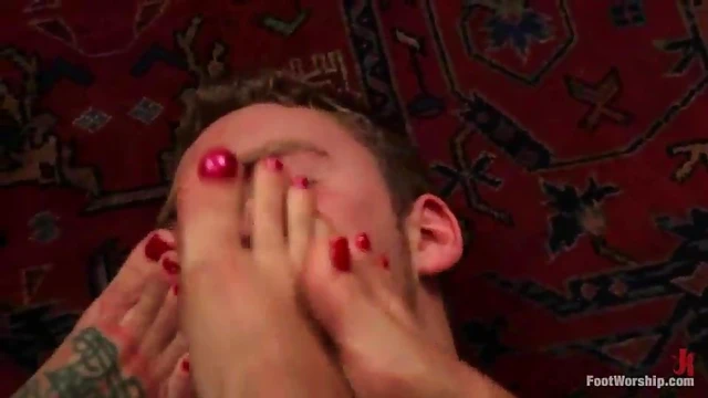 Slutty Dommes Tease Guy's Feet Before Rough Femdom Fuck Fest