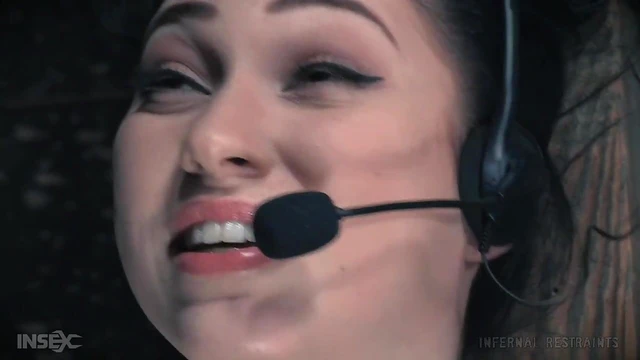 Submissive Call Center Girl Bound Tight in Dungeon Depths for Rough Play