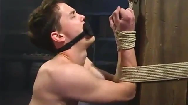 Kinky Annie Cruz Uses Strapon to Fuck Bound Guy Tied Up Tight