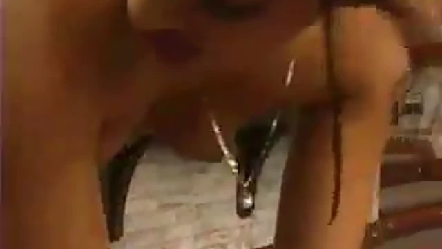 Seductive Isis Love Toys Her Sex Slave in a Hot Backyard Scene