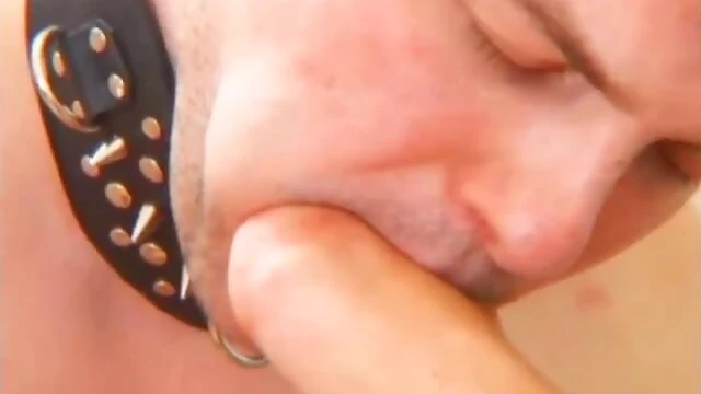 Blonde Foot Fetish Queen Relaxing On Sofa While Dominating Submissive Slaves