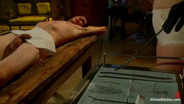 Seductive Mistress Madeline Teases Her Obedient Slave's Lustful Needs