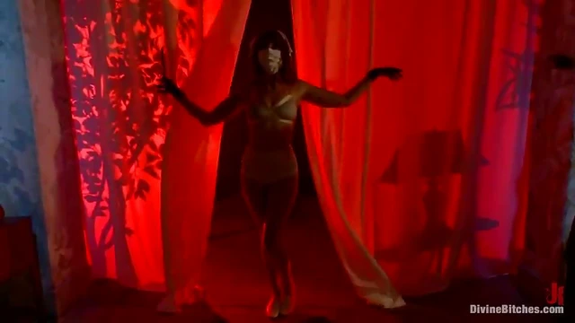 Seductive Mistress Madeline Teases Her Obedient Slave's Lustful Needs