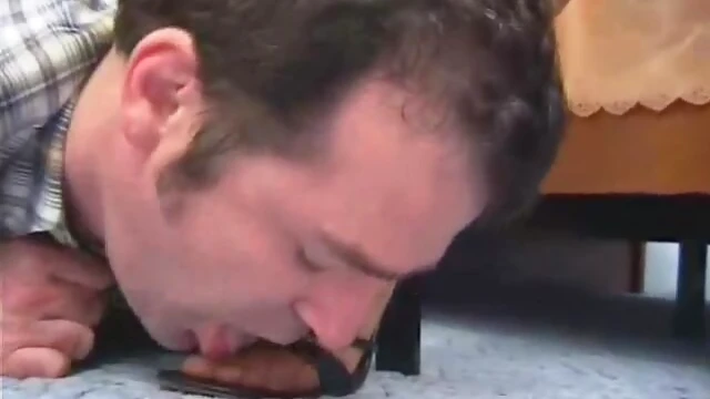 Feet-Worshipping Delight as Ladies in Nylons Seduce His Senses Deeply