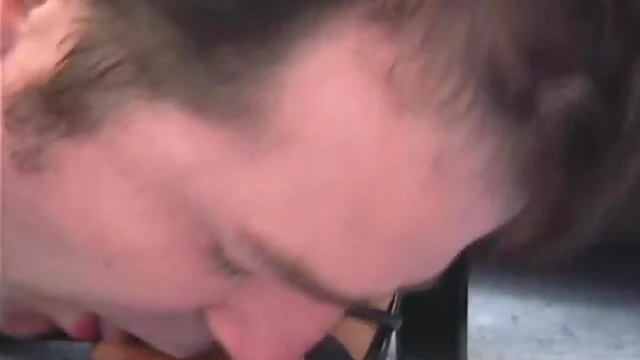 Feet-Worshipping Delight as Ladies in Nylons Seduce His Senses Deeply