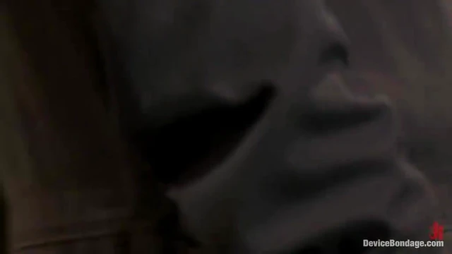 Bonded Babes Get Vibrant Pussy Drilling from a Machine Toy