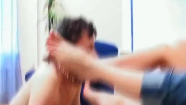 Blonde Foot Fetish Lover Craves Slave's Toe Licking Indoors