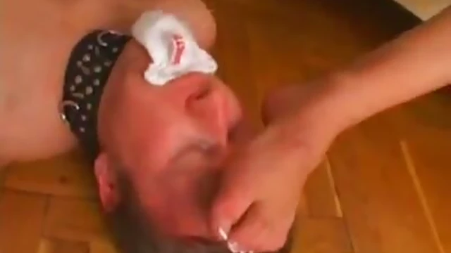 Feisty Russian Brunette Dominates Man With Hard Slapping Action Scene