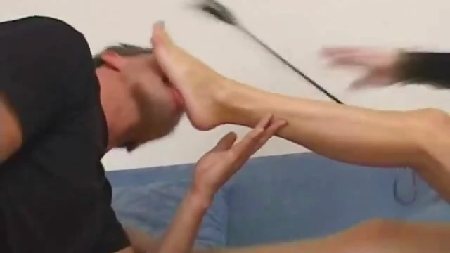 Strict Russian Mistress Enjoys Dominating Her Submissive Man Fully