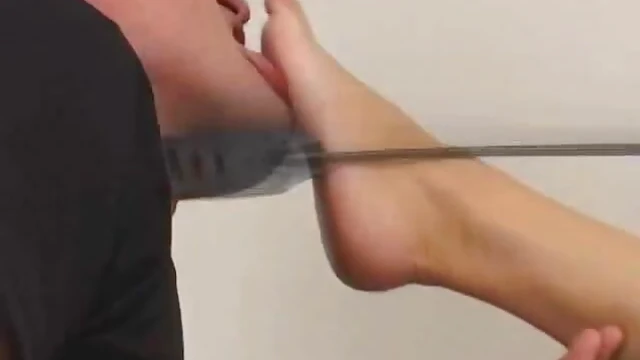 Strict Russian Mistress Enjoys Dominating Her Submissive Man Fully