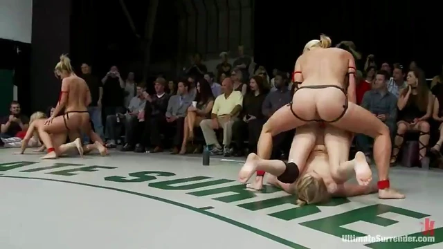 Sizzling Catfight Ends with Losers Getting Fucked Hard by Strapons