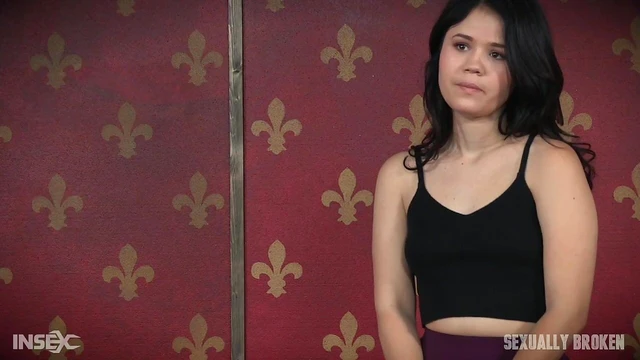 Submission Doll Gags On Thick Cock Before Black Strap-On Action