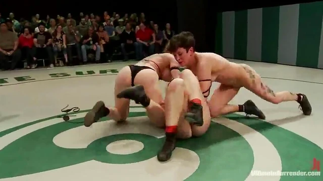 Cute Girls Beat Each Other on Tatami Mat Before Passionate Fuck Fest Begins