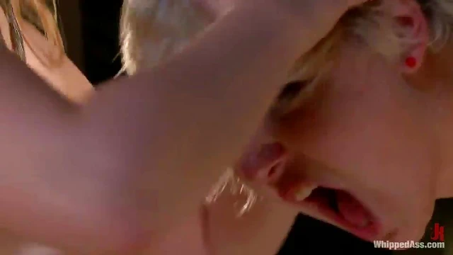 Sexy Blonde Beauties Engage in Passionate BDSM Group Sex Thrills