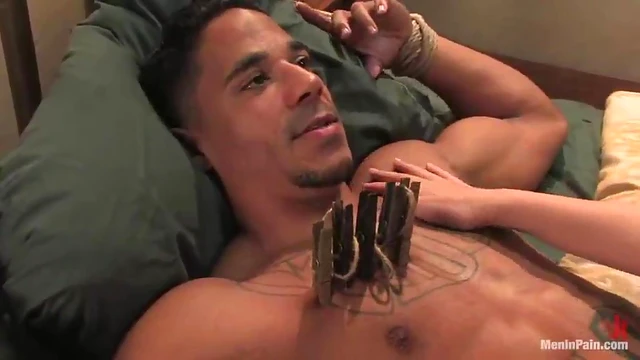 Sultry Bitch Kimberly Ties Up Lobo & Takes His Cock For A Hot Ride