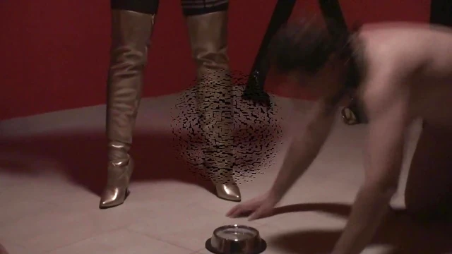 Intoxicating Urine Play: Seductive Slave Drinks Master's Sweet Piss Delightfully