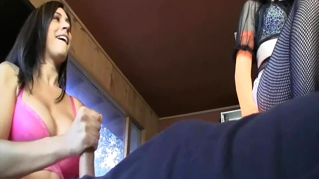 Submissive Sex Slave Gives Mind-Blowing Handjob Pleasure