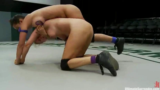 Furious Brunette Fists Blonde Amidst Fiery After-Fight Revenge Sex Acts