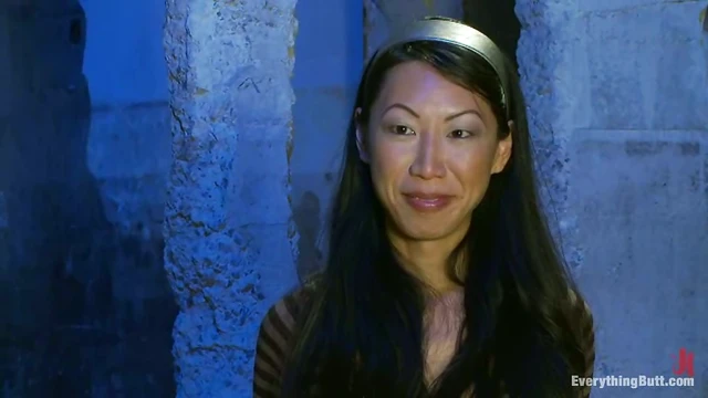 Tight Tia Ling Gets Rough Strap-On Slamming from Dominant Dia