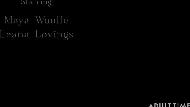 Sultry Lesbians Maya & Leana Explore Kinky BDSM Passions in Lingerie