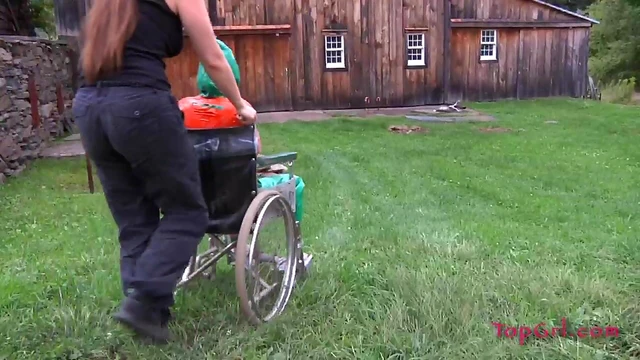 Outdoor BDSM Adventure Features Shaved Pussy Girl's Kinky Thrills