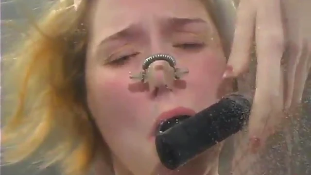 Submissive Star Enjoys Torment & Drowning Fantasy In Dark Basement Setup