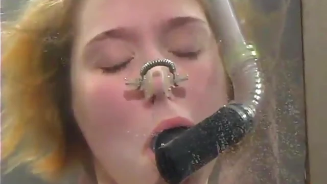 Submissive Star Enjoys Torment & Drowning Fantasy In Dark Basement Setup