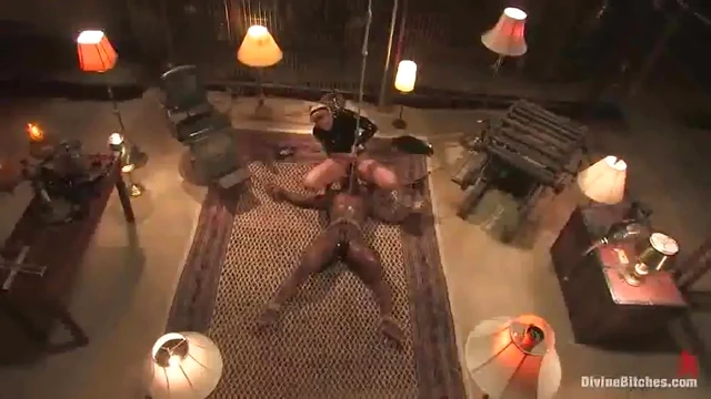 Flower Tucci Dominates & Rides a Black Man’s Cock After Brutal Torture