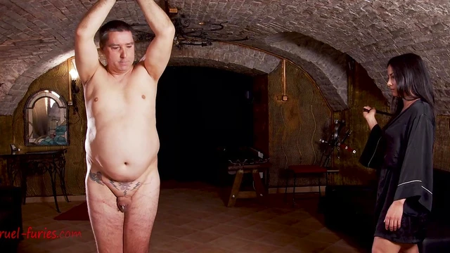 Naughty Lady Nicole Dominates Her Husband With Pleasurable Spanking BDSM