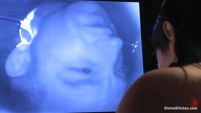 Guy Submits to Hot Female Domination During Rough Strapon Action