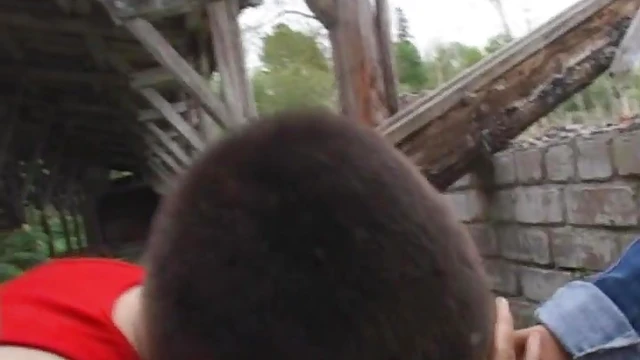 Outdoor Toy Fetish Teen Enjoys Toe Licking and Playful Outdoor Sex