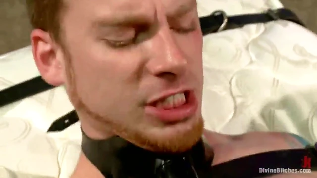 Femdom Skin Diamond Pegs Guy and Dominates Him With Fiery Passionate Sex Acts