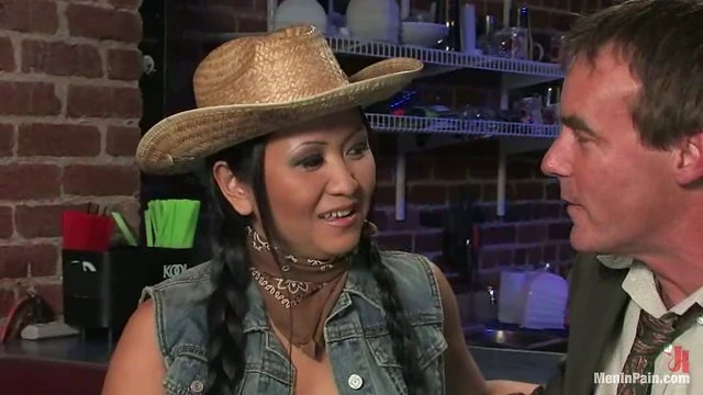 Kitty Langdon Toys Him Roughly Before Riding His Hard Cock Deep