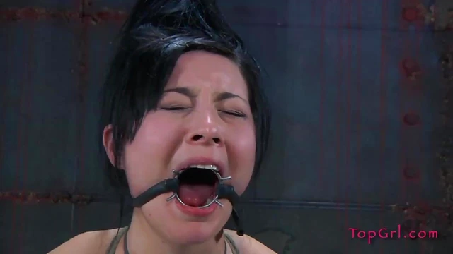 Submissive Foxy Girl Bound in Dungeon Gets Her Nipples Tormented Hard