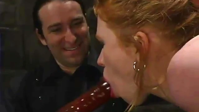 Bonded Skinny Blonde Gets Toyed Until She Screams Ecstatically Loud