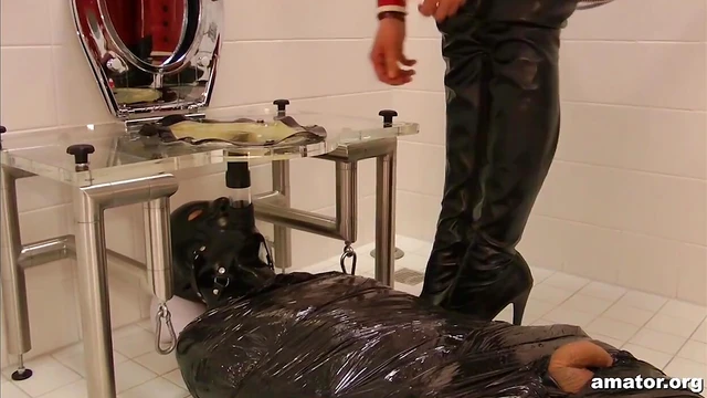 Lady Ashley Dominates Her Lover With A Piss Drinking Punishment Scene