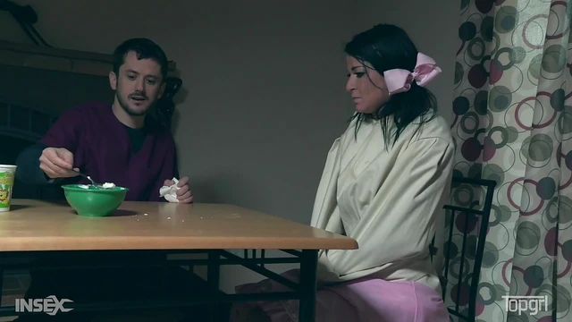 London River Gets Bound Up Tight Before Using Her Male Slave Hard