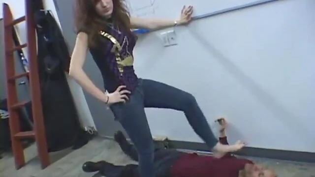 Sultry Jenna Dominates Stud, Strutting in Heels & Demanding Toe Worship