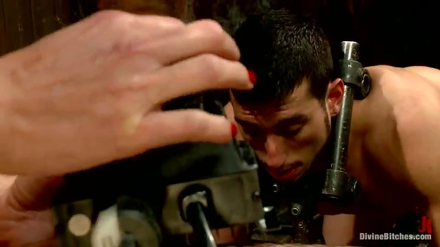 Tanya Tate Dominates Submissive Man Using Bondage Toys and Fuck Machine