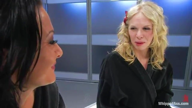 Sexy Sandra Romain Dominates Blonde Sarah & Pounds Her Hard Core