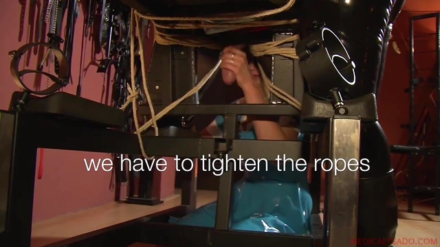 Patricia & Anna Take Turns Devouring Tied Guy's Cock Medically