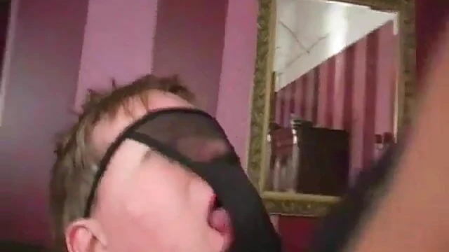 Submissive Sniffs Mistress's Panties Before Surrendering Fully