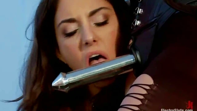 Busty Blondes Dominate Sexy Brunettes in a Hot Lesbian Showdown Scene