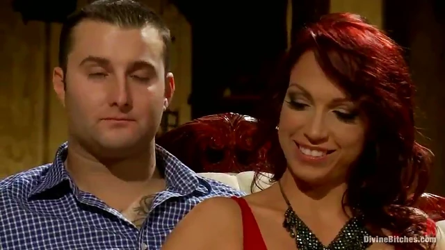 Nicki Hunter Gives Blowjob Post-Pegging Domination Sex Extravaganza