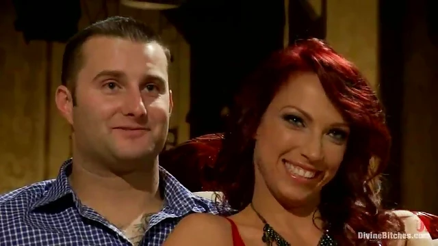 Nicki Hunter Gives Blowjob Post-Pegging Domination Sex Extravaganza