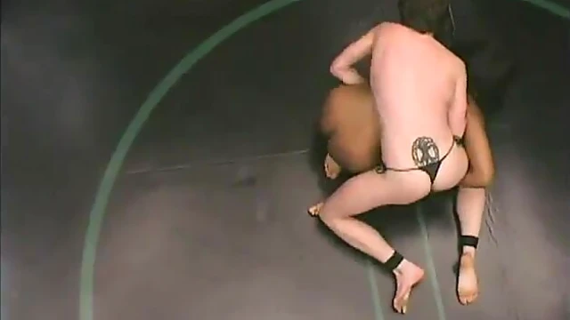 Passionate Nina Uses Strap-on to Pleasure Sydnee’s Black Snatch on Tatami