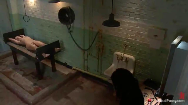 Dia Gets Sweaty Tied Up In Latex For Kinky Suspended Sex Play